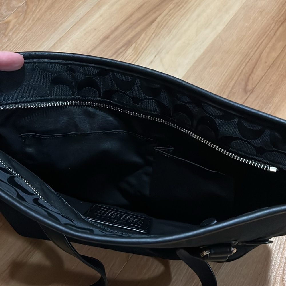 Coach Black Signature Tote Bag - Picture 6 of 13